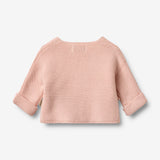 Wheat Main Strikket Omslagskjole L/S Siva Cardigan 2400 powder