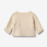 Wheat Main Strikket Omslagskjole L/S Siva Cardigan 3336 sandshell