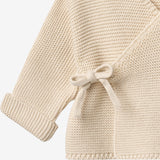 Wheat Main Strikket Omslagskjole L/S Siva Cardigan 3336 sandshell