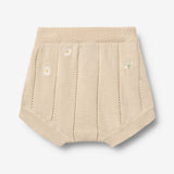 Wheat Main Knitted Shorts Dua Shorts 9731 sandshell white flowers