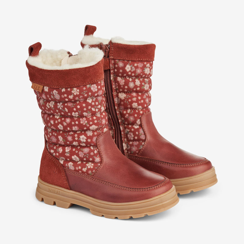 Wheat Footwear Koa High Tex Innvendig Glidelås Winter Footwear 2072 red