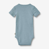 Wheat Main Kortermet body Timo | Baby Underwear/Bodies 1011 ashley blue