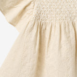 Wheat Main Kortermet kjole Dress 3129 eggshell