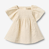 Wheat Main Kortermet kjole Dress 3129 eggshell