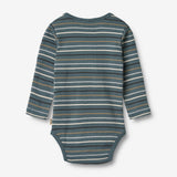 Wheat Main Kropp Freddie L/S Underwear/Bodies 9547 blue multi stripe
