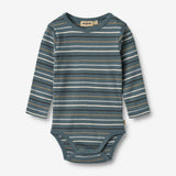 Wheat Main Kropp Freddie L/S Underwear/Bodies 9547 blue multi stripe