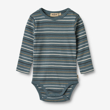 Wheat Main Kropp Freddie L/S Underwear/Bodies 9547 blue multi stripe