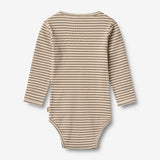 Wheat Main Kropp L/S Berti Underwear/Bodies 9570 stone stripe