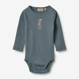 Wheat Main Kropp L/S Leo Underwear/Bodies 1460 stormy weather