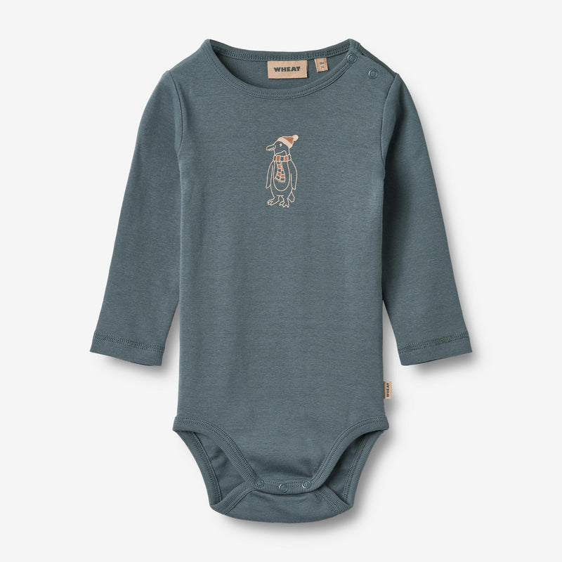 Wheat Main Kropp L/S Leo Underwear/Bodies 1460 stormy weather
