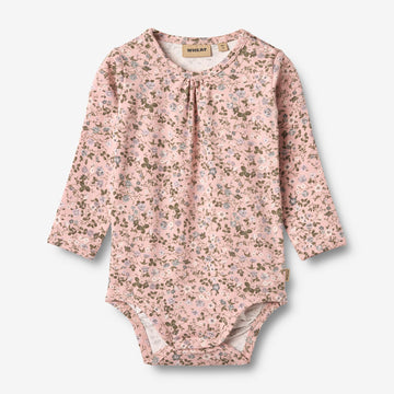 Wheat Main Kropp L/S Liv Underwear/Bodies 9536 rose powder flowers