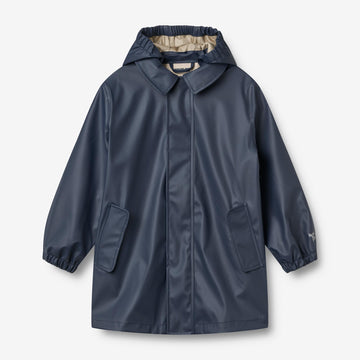 Wheat Outerwear Lang Regnjakke Finely Jacket 1060 ink