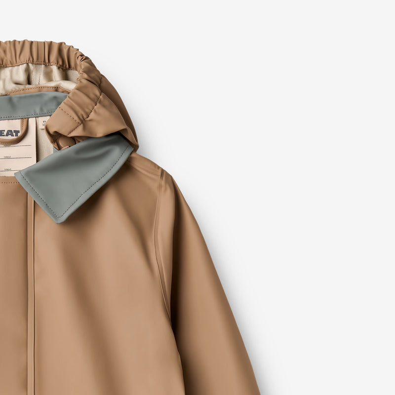 Wheat Outerwear Lang Regnjakke Finely Jacket 3002 hazel