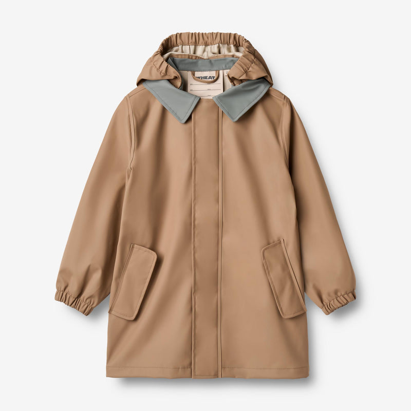 Wheat Outerwear Lang Regnjakke Finely Jacket 3002 hazel