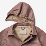 Wheat Outerwear  Lang Regnjakke Finely Rainwear 1239 dusty lilac
