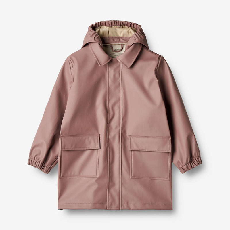 Wheat Outerwear  Lang Regnjakke Finely Rainwear 1239 dusty lilac