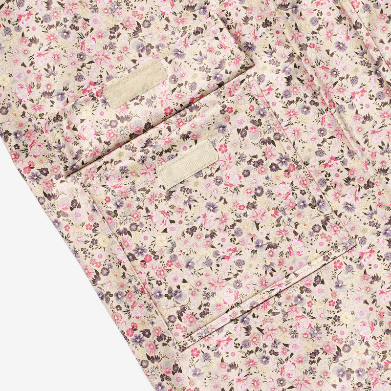 Wheat Outerwear  Lang Regnjakke Finely Rainwear 9014 clam multi flowers