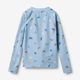 Wheat Main Langærmet Bade T-skjorte Ada Swimwear 1235 soft blue sea life