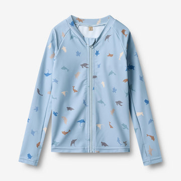 Wheat Main Langærmet Bade T-skjorte Ada Swimwear 1235 soft blue sea life