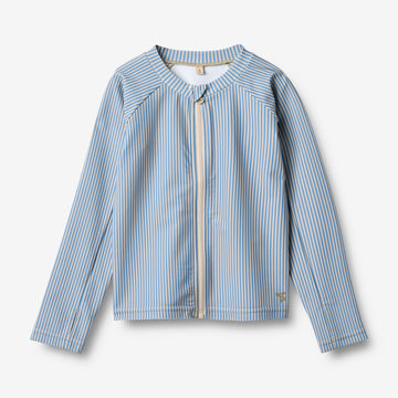 Wheat Main Langærmet Bade T-skjorte Ada Swimwear 9580 blue swim stripe