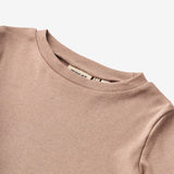 Wheat Main Langærmet Rib T-shirt Else Jersey Tops and T-Shirts 1164 nougat rose