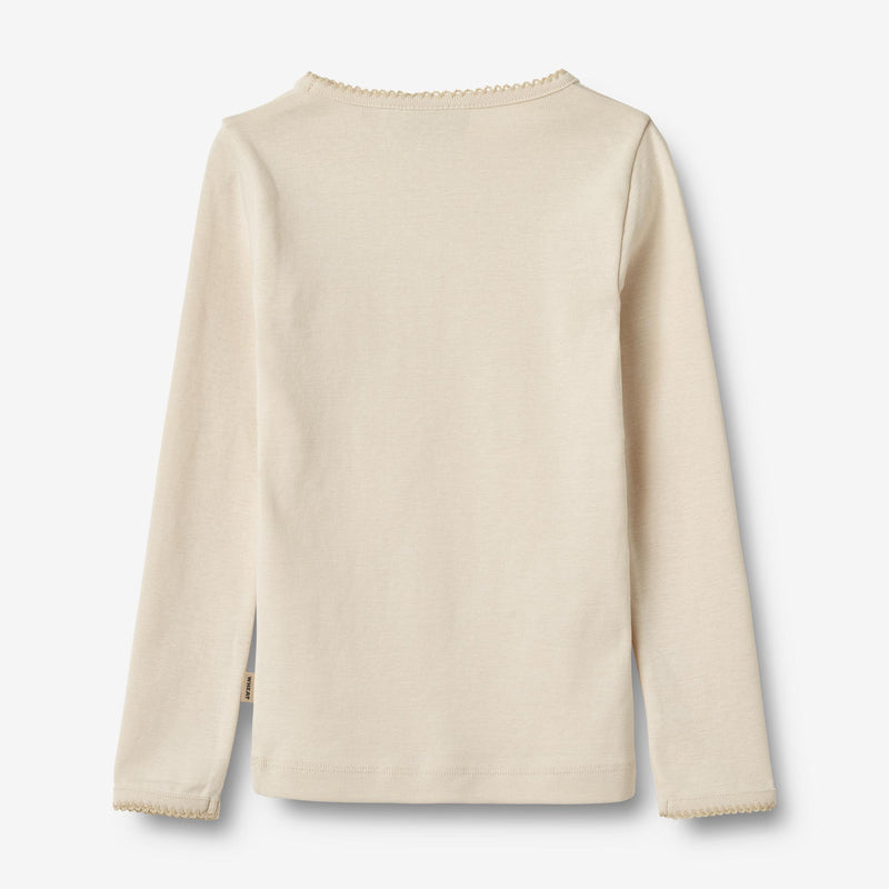 Wheat Main Langærmet T-shirt Belis Jersey Tops and T-Shirts 3129 eggshell 