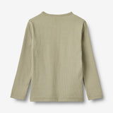 Wheat Main Langermet T-skjorte T-shirt Stig Jersey Tops and T-Shirts 1145 green tea