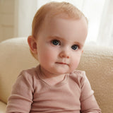 Wheat SMU Langærmet Uld Body Lucca Body 1135 dry rose