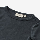 Wheat SMU Langærmet Uld Body Lucca Body 1432 navy