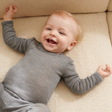 Wheat SMU Langærmet Uld Body Lucca Body 1433 navy stripe