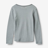 Wheat Wool Langærmet Ull T-shirt Alfie Jersey Tops and T-Shirts 1522 cloudy sky stripe