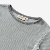 Wheat Wool Langærmet Ull T-shirt Alfie Jersey Tops and T-Shirts 1522 cloudy sky stripe