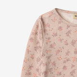 Wheat Wool Langærmet Ull T-shirt Alfie Jersey Tops and T-Shirts 1358 lilac flowers