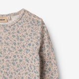 Wheat Wool Langærmet Ull T-shirt Alfie Jersey Tops and T-Shirts 1481 blue flowers