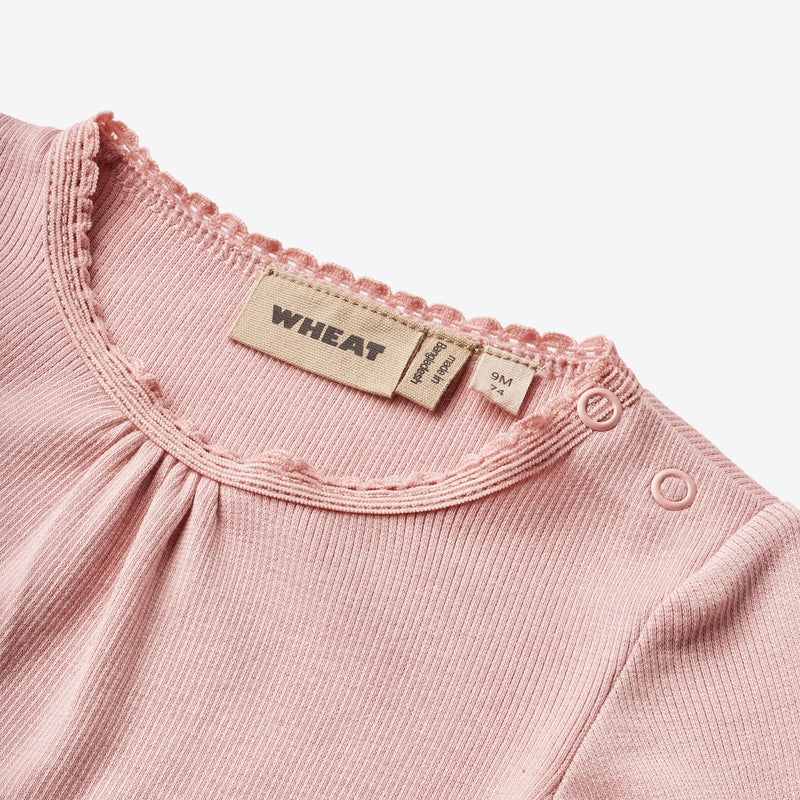 Wheat Main Langermet Rib Body Lotta Underwear/Bodies 1188 rose frost