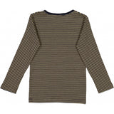 Wheat Main Langermet Stripete Trøye Jersey Tops and T-Shirts 1378 midnight blue