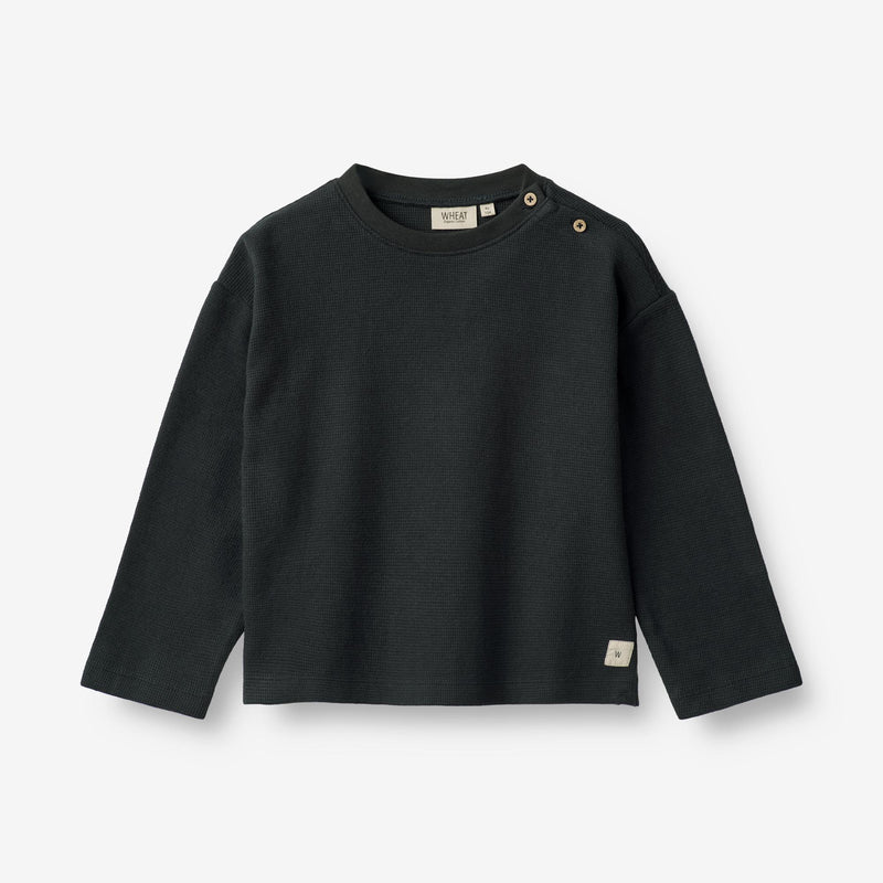 Wheat Main  Langermet T-Skjorte Miel Sweatshirts 1432 navy