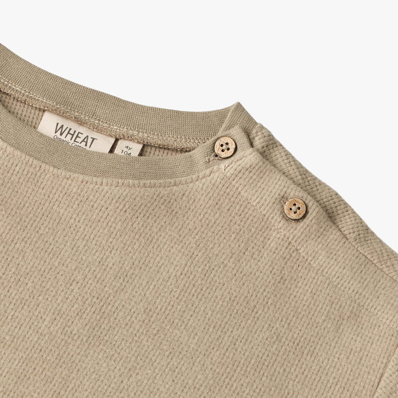 Wheat Main  Langermet T-Skjorte Miel Sweatshirts 3239 beige stone