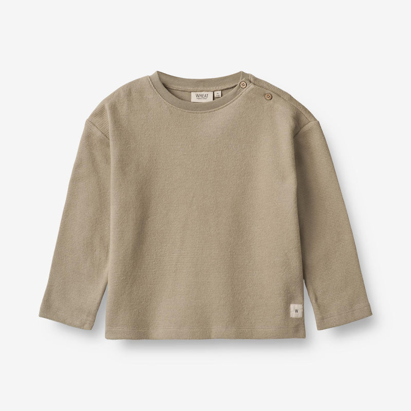 Wheat Main  Langermet T-Skjorte Miel Sweatshirts 3239 beige stone