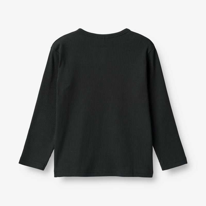Wheat Main  Langermet T-Skjorte Morris Jersey Tops and T-Shirts 1432 navy