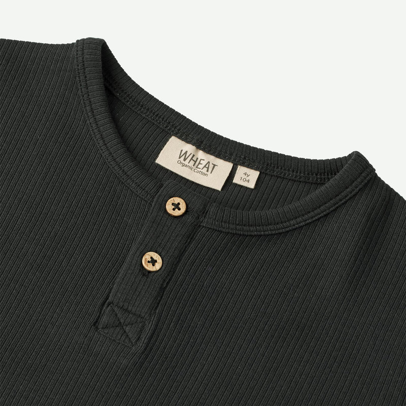 Wheat Main  Langermet T-Skjorte Morris Jersey Tops and T-Shirts 1432 navy