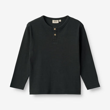 Wheat Main  Langermet T-Skjorte Morris Jersey Tops and T-Shirts 1432 navy