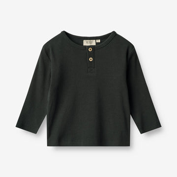 Wheat Main  Langermet T-Skjorte Morris | Baby Jersey Tops and T-Shirts 1432 navy