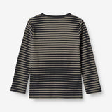Wheat Main  Langermet T-Skjorte Stig Jersey Tops and T-Shirts 1433 navy stripe
