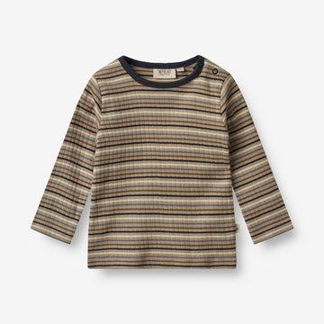Wheat Main  Langermet T-Skjorte Stig | Baby Jersey Tops and T-Shirts 0181 multi stripe