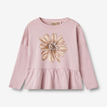 Wheat Main Langermet T-skjorte Gaby Jersey Tops and T-Shirts 1491 violet