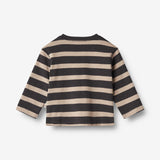 Wheat Main  Langermet T-skjorte Nohr | Baby Jersey Tops and T-Shirts 9209 dark stripe