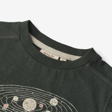 Wheat Main  Langermet T-skjorte Solsystemet Jersey Tops and T-Shirts 0025 black coal