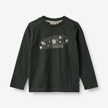 Wheat Main  Langermet T-skjorte Solsystemet Jersey Tops and T-Shirts 0025 black coal