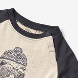 Wheat Main  Langermet T-skjorte Valross | Baby Jersey Tops and T-Shirts 1432 navy